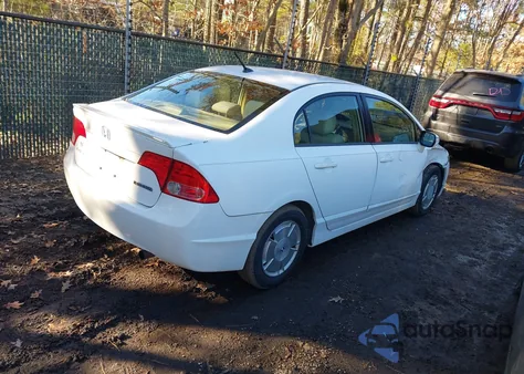 2008 Honda Civic Hybrid from USA, damaged, VIN JHMFA36258S019854